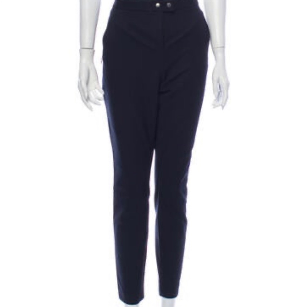 Theory Black Straight Leg Pants